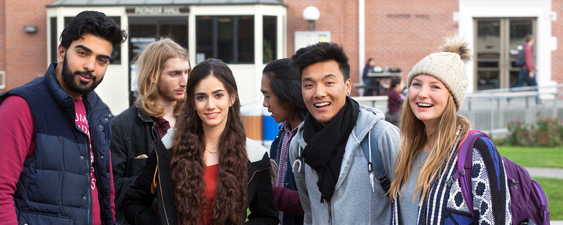 Group of SRJC students smiling